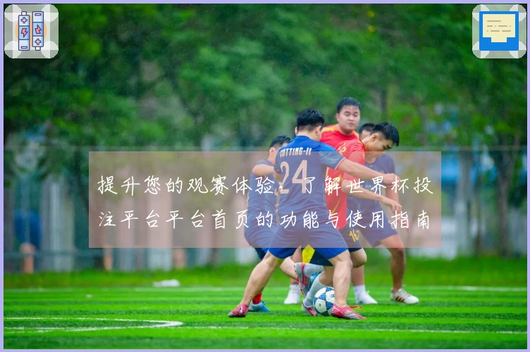 提升您的观赛体验,了解世界杯投注平台平台首页的功能与使用指南